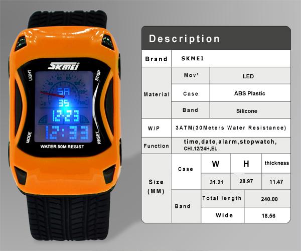 Relojes coloridos del LCD Digital para los niños con la exhibición diaria del dial de la alarma