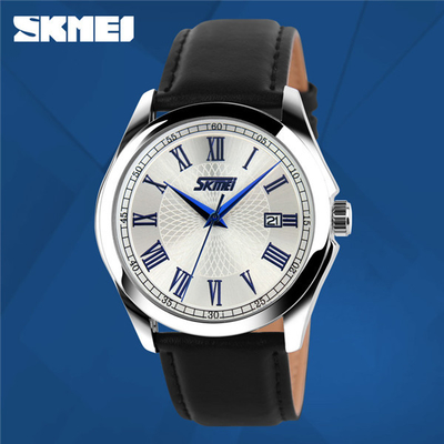 Genuine Leather Analog Quartz Watches