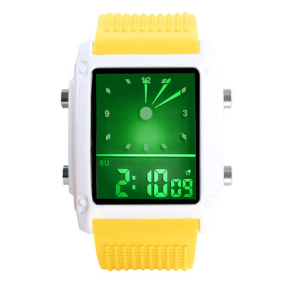 Reloj de alto grado de la exhibición del ocio de la muñeca de señora Small del reloj análogo del LCD